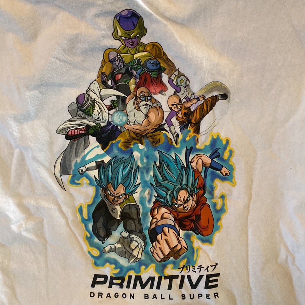 Boys Dragon Ball Super x Primitive T Shirt size YL